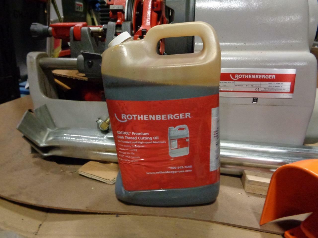 1 NEW ROTHENBERGER SUPERTRONIC 4 SE 4" THREADING MACHINE 230V 63006