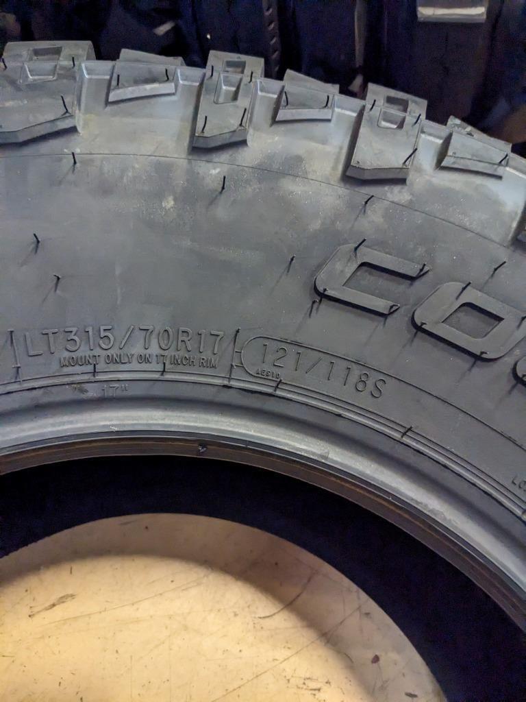 COOPER DISCOVERER RUGGED TREK LT 315 70 17 121/118S LRE 10PLY TIRE 170215007 CQ3