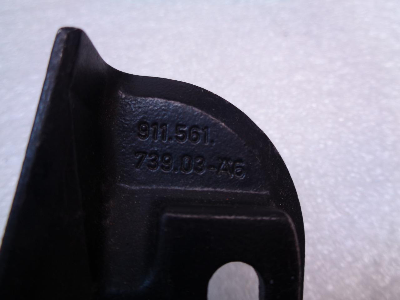 USED GENUINE PORSCHE LEFT CONVERTIBLE TOP LATCH GUIDE 911 561 739 03 R21SPB