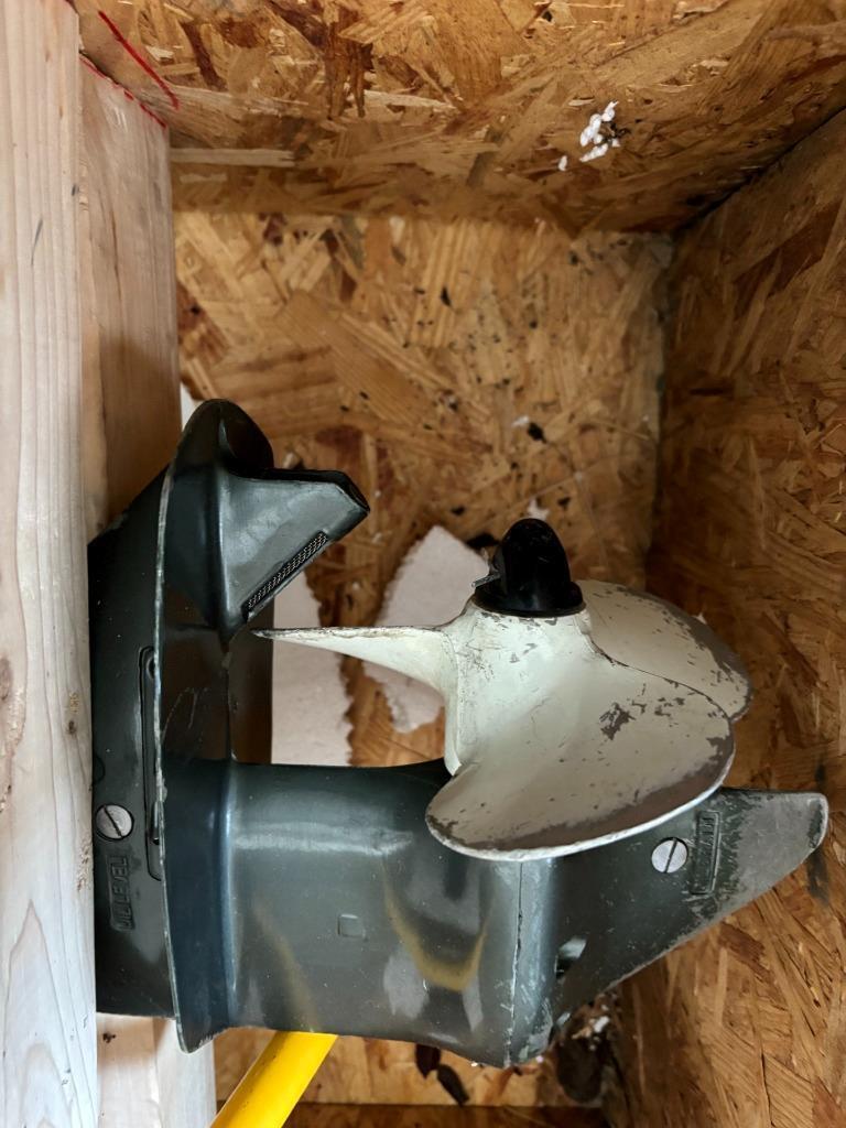 USED 1968 JOHNSON 9.5 HP OUTBOARD MOTOR MQ-14E B2