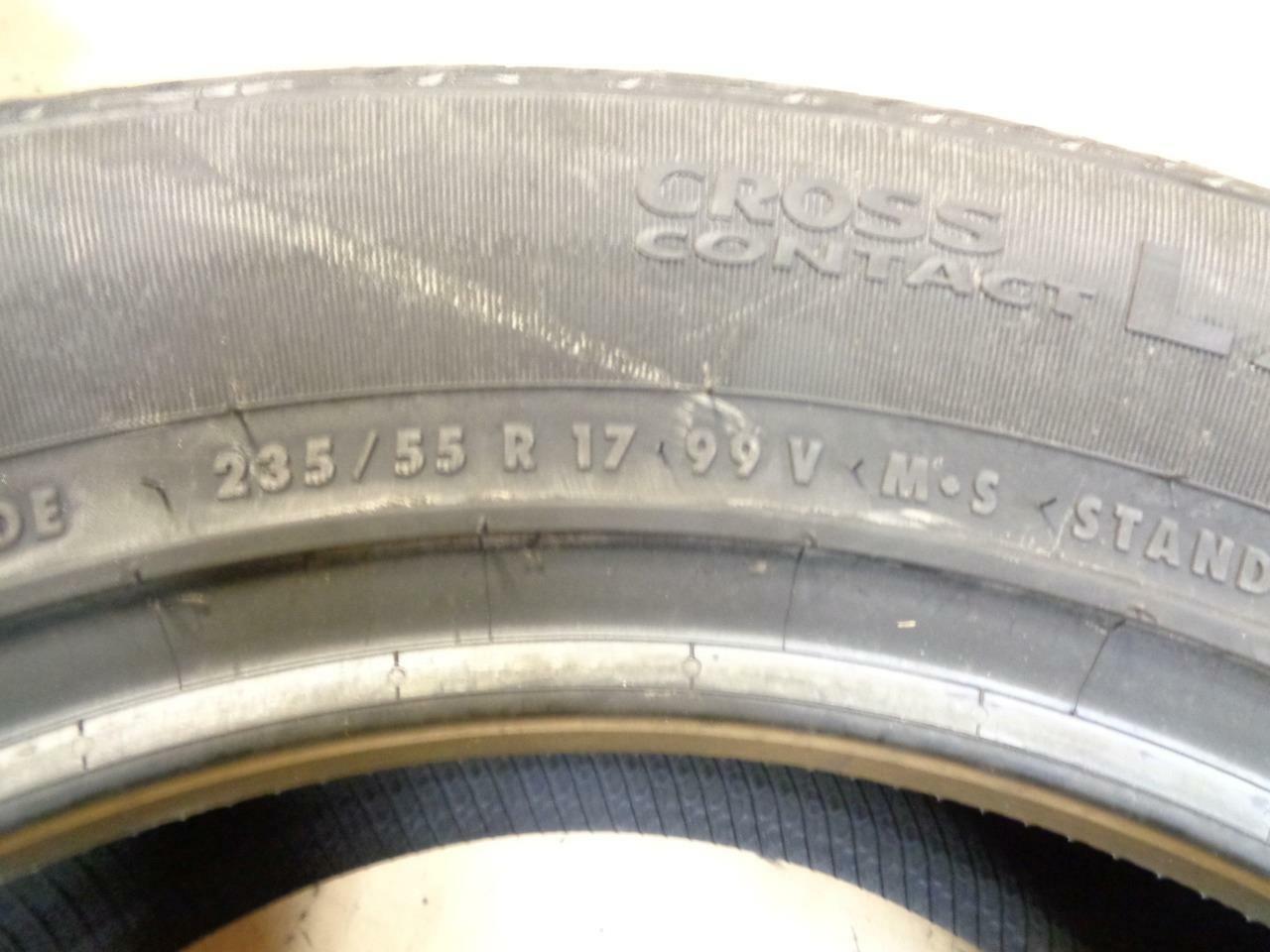 1 New Continental CrossContact LX Sport 235/55R17 99V SL 0354928