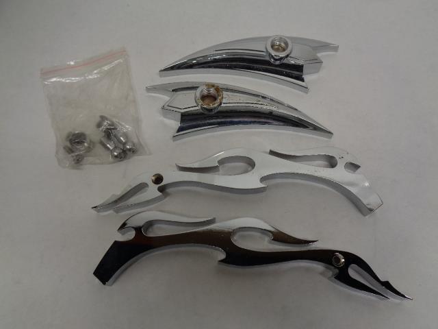 1 NEW VOLAR MOTORSPORT FLAME DESIGN SIDE MIRRORS M004 R16