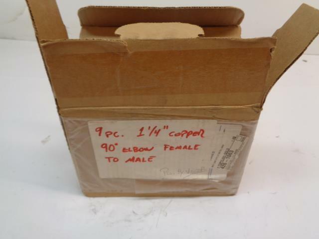 7 NEW NIBCO CL607-2 COPPER 90 DEGREE ELBOW FITTING 1-1/4" R9TB