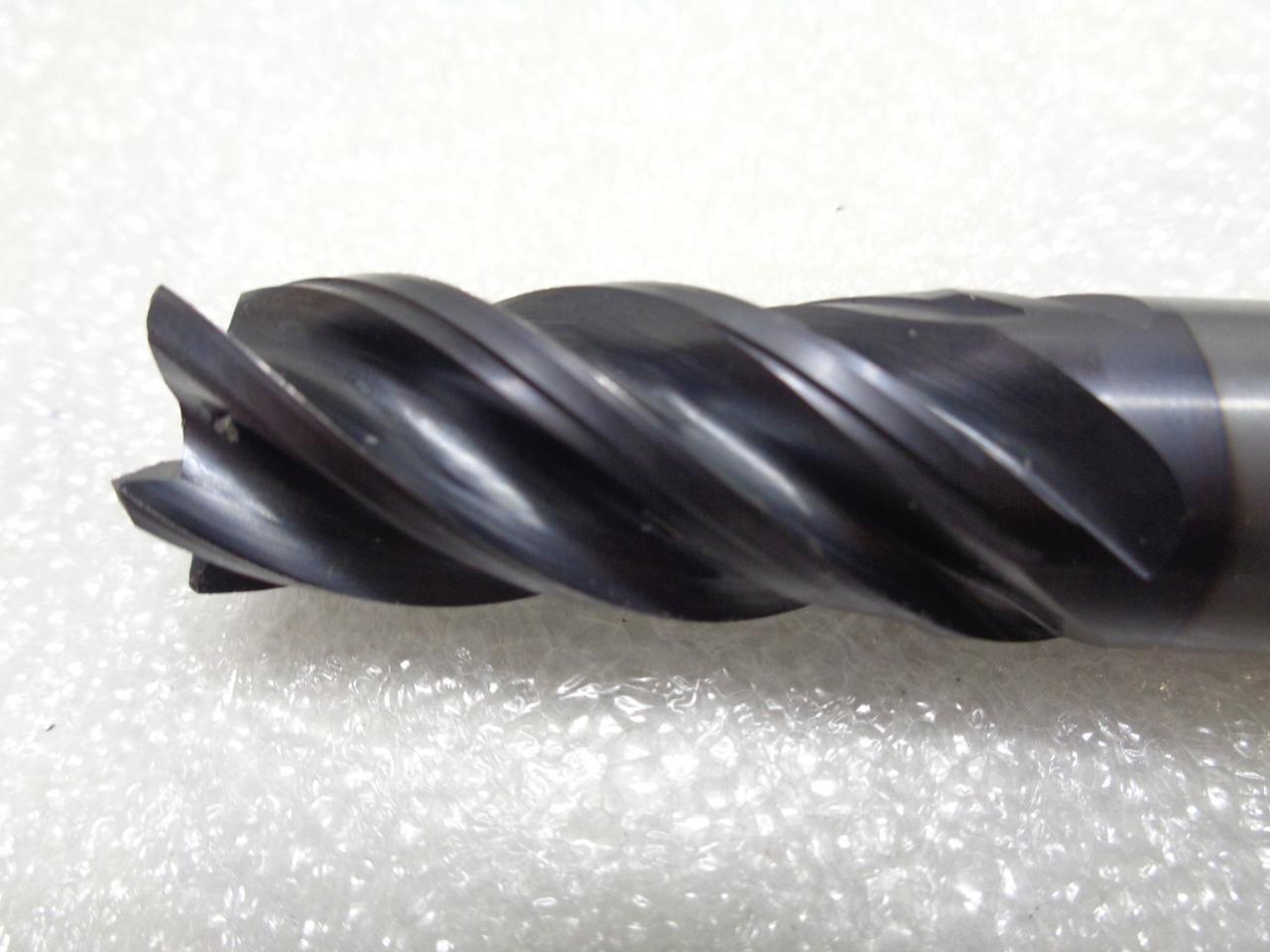 KENNAMETAL KCPM15 3/8" 1" LOC 3/8" SHANK DIA. 6 FL SOLID CARBIDE ENDMILL R22T6BD