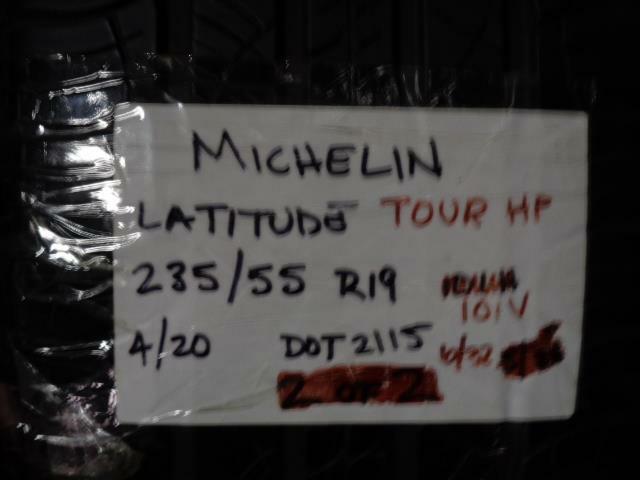 1 USED OS MICHELIN LATITUDE TOUR HP 235 55 19 101V 6/32" TIRE 05487 Q1