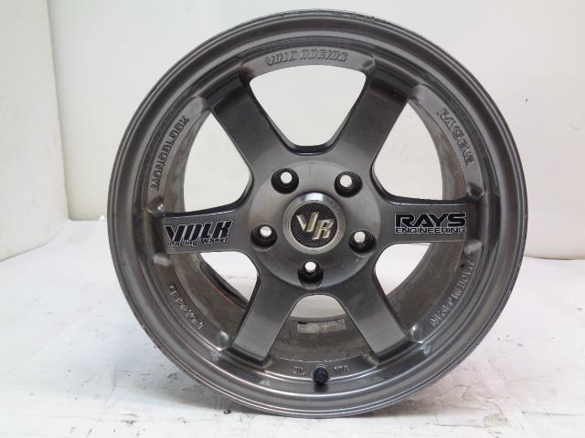 1 RAYS ENGINEERING WVG2E35EA VOLK RACING WHEEL 15X8JJ 35MM 5X114.3 & CAP USED WR