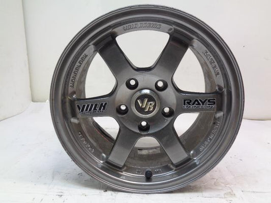 1 RAYS ENGINEERING WVG2E35EA VOLK RACING WHEEL 15X8JJ 35MM 5X114.3 & CAP USED WR