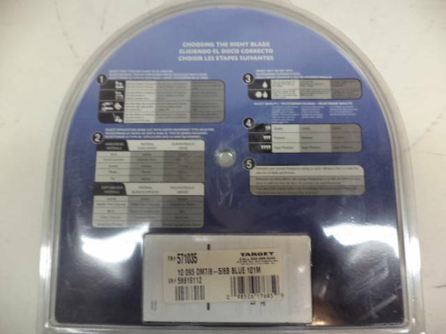 NEW HUSQVARNA TARGET 10" VANGUARD 2 SERIES WET TILE CUTTING DIAMOND 571035 SP1T1