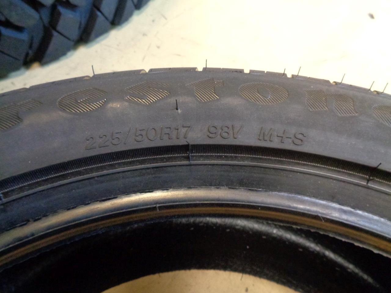 1 NEW TIRE FIRESTONE FIREHAWK AS 225 50 17 98V XL 001417