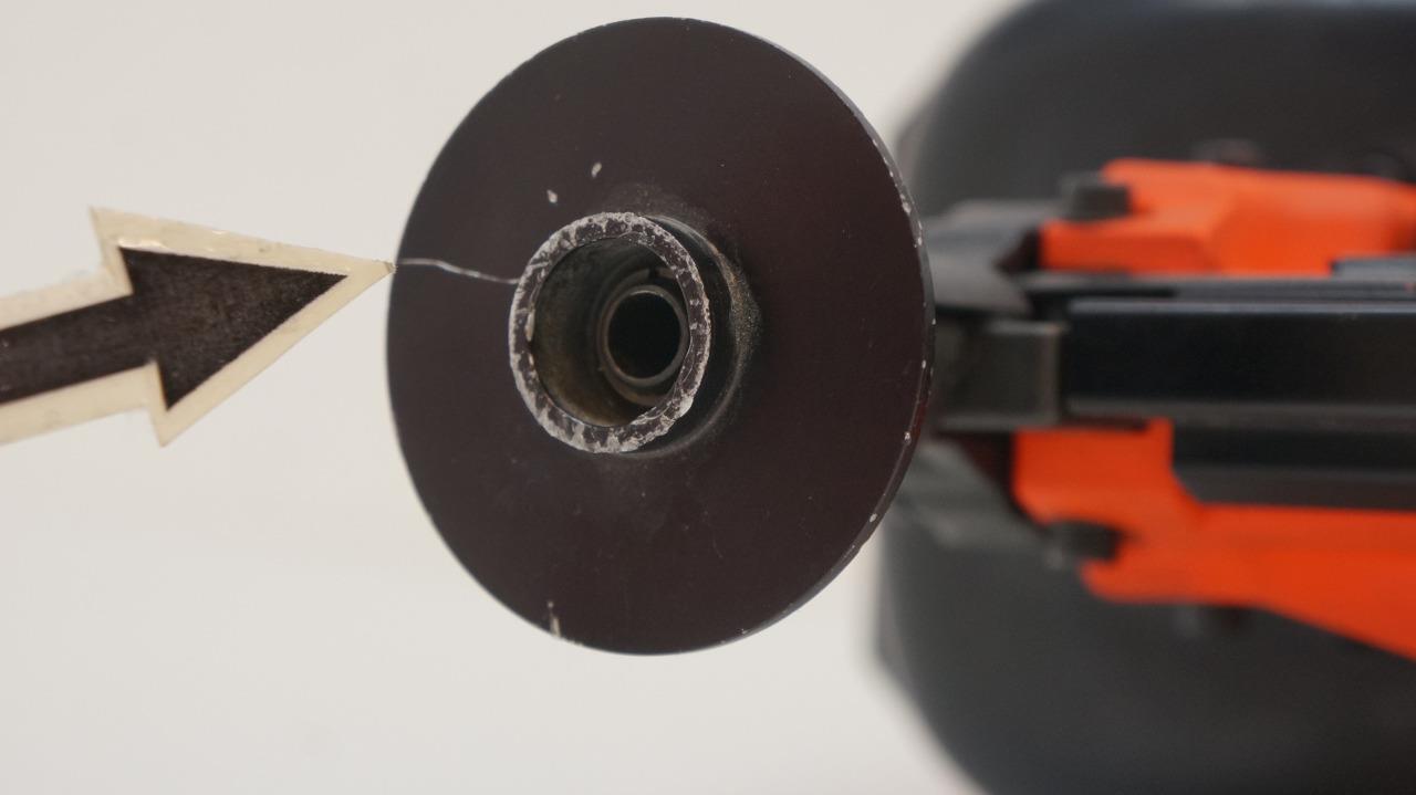 USED BUILDEX GRID-MASTER EIFS FASTENING TOOL SYSTEM TF1100BX & FLAT NOSE SR