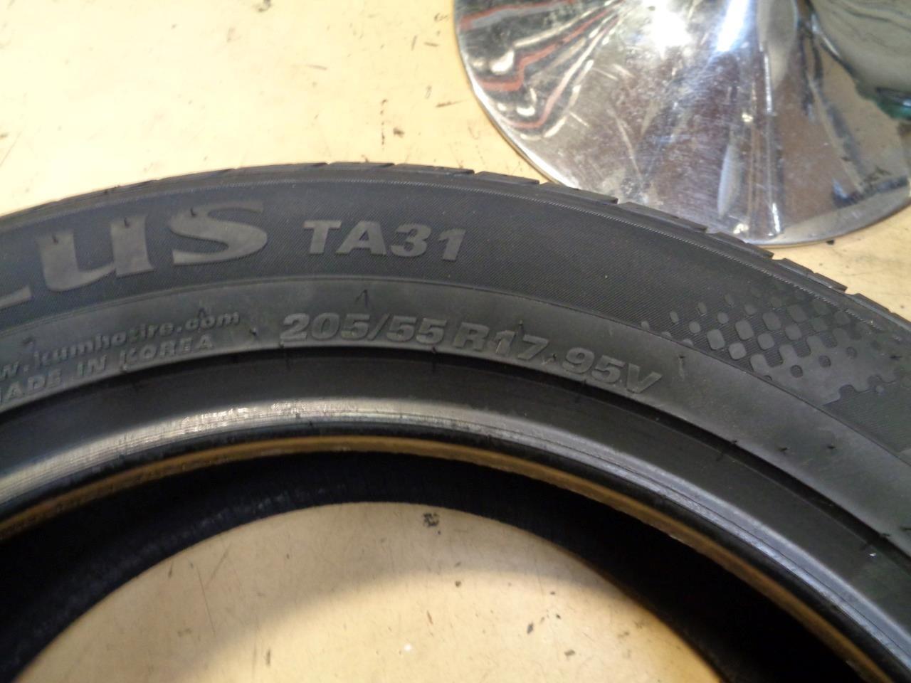 4 KUMHO SOLUS TA31 P 205 55 17 95V XL ALL SEASON TIRES 2207323 BQ2