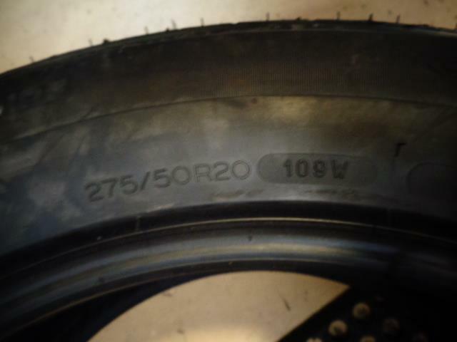 1 NEW OLD STOCK MICHELIN LATITUDE SPORT MO MERCEDES 275 50 20 109W 58138 TIRES