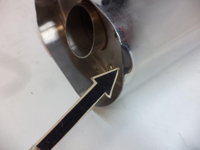 1 USED S&S OVAL STYLE PAIR OF EXHAUSTS CHROME PLATED FOR TOURING 66-190 R16