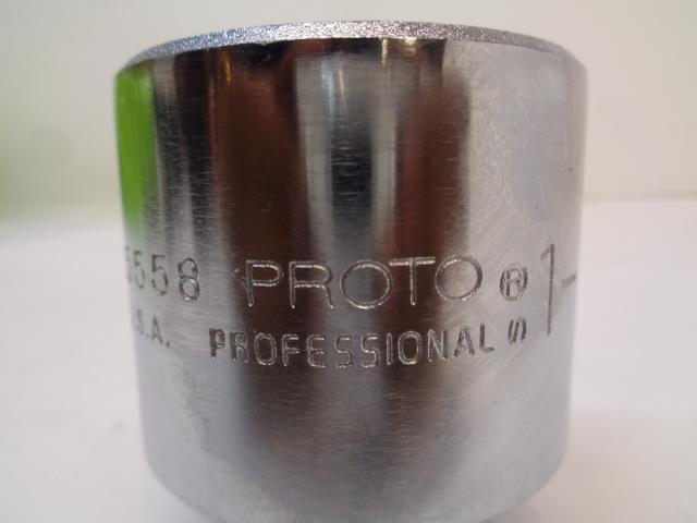 1 NEW STANLEY PROTO 3/4 INCH DRIVE 1-13/16 INCH 12 POINT SOCKET 5558 R22