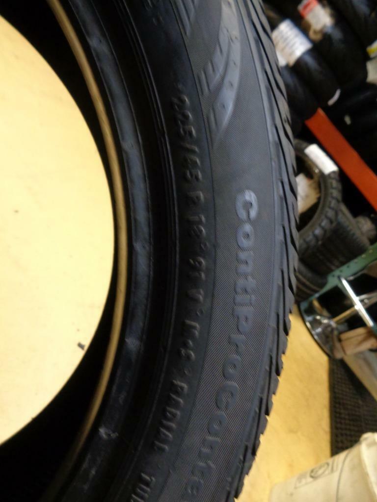 1 USED CONTINENTAL CONTIPROCONTACT SSR BMW 225 45 18 91VB 8/32" TIRE 15484690000