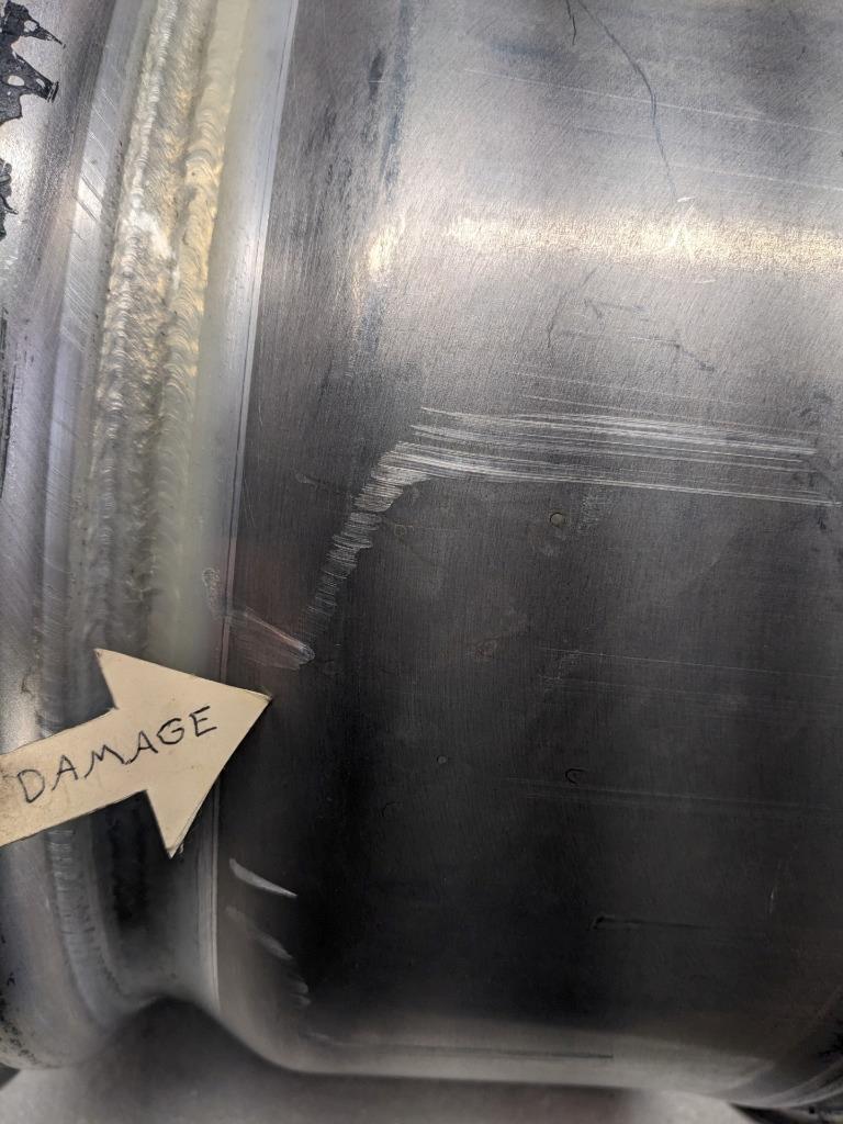 1 WELD RACING 76HB7100W67A WHEEL RT-S S76 FORGED ALUMINUM BLACK 17X10 USED B2