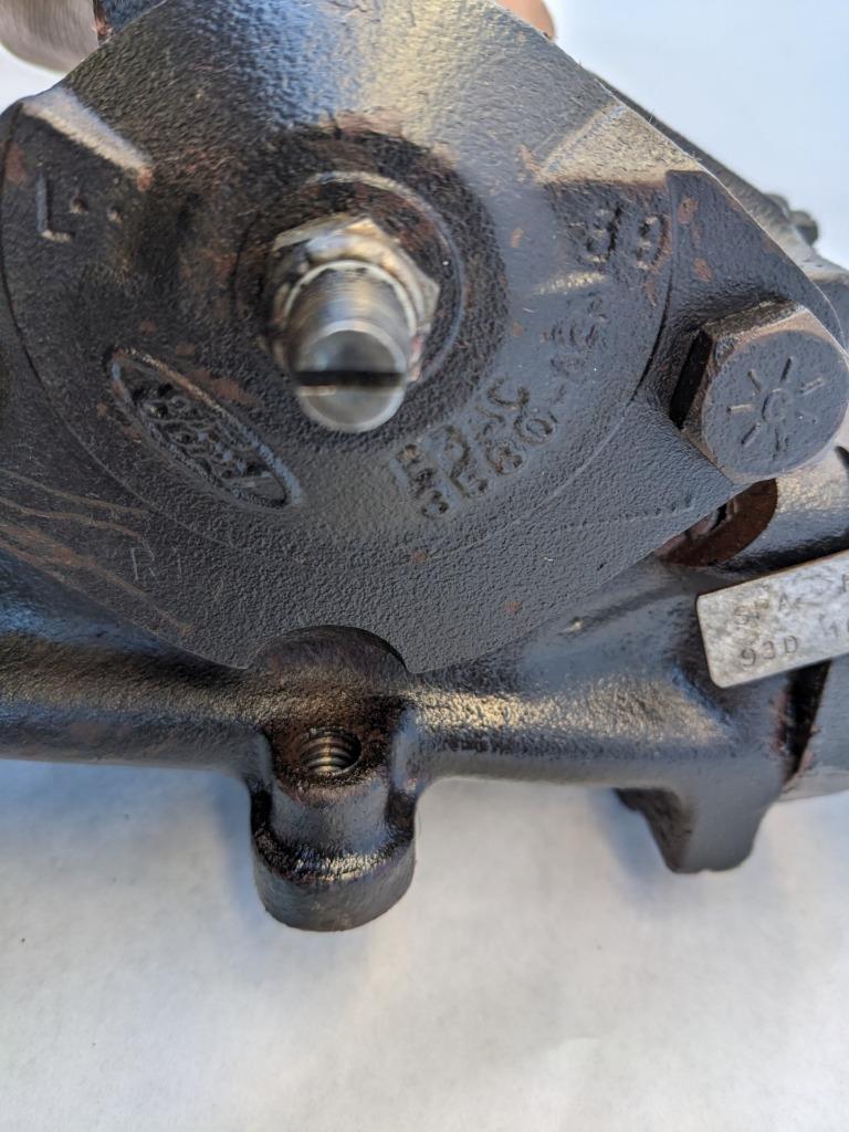 USED GENUINE FORD STEERING GEAR BOX E4AC3A587A R14