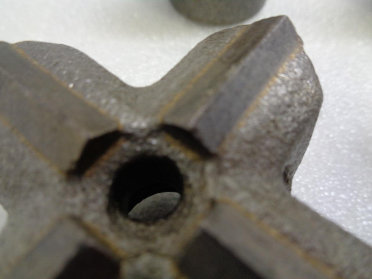 1 NEW PACK OF 6 CARBIDE-TIPPED FOUR POINT 2-1/4" ROCK DRILL BITS R22T8