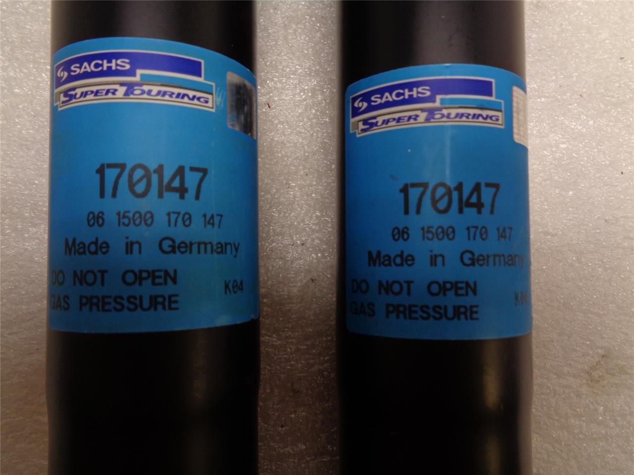 NEW PAIR OF SACHS FRONT SHOCKS FOR '85-'89 PORSCHE 911 CARRERA 170 147 R23T8