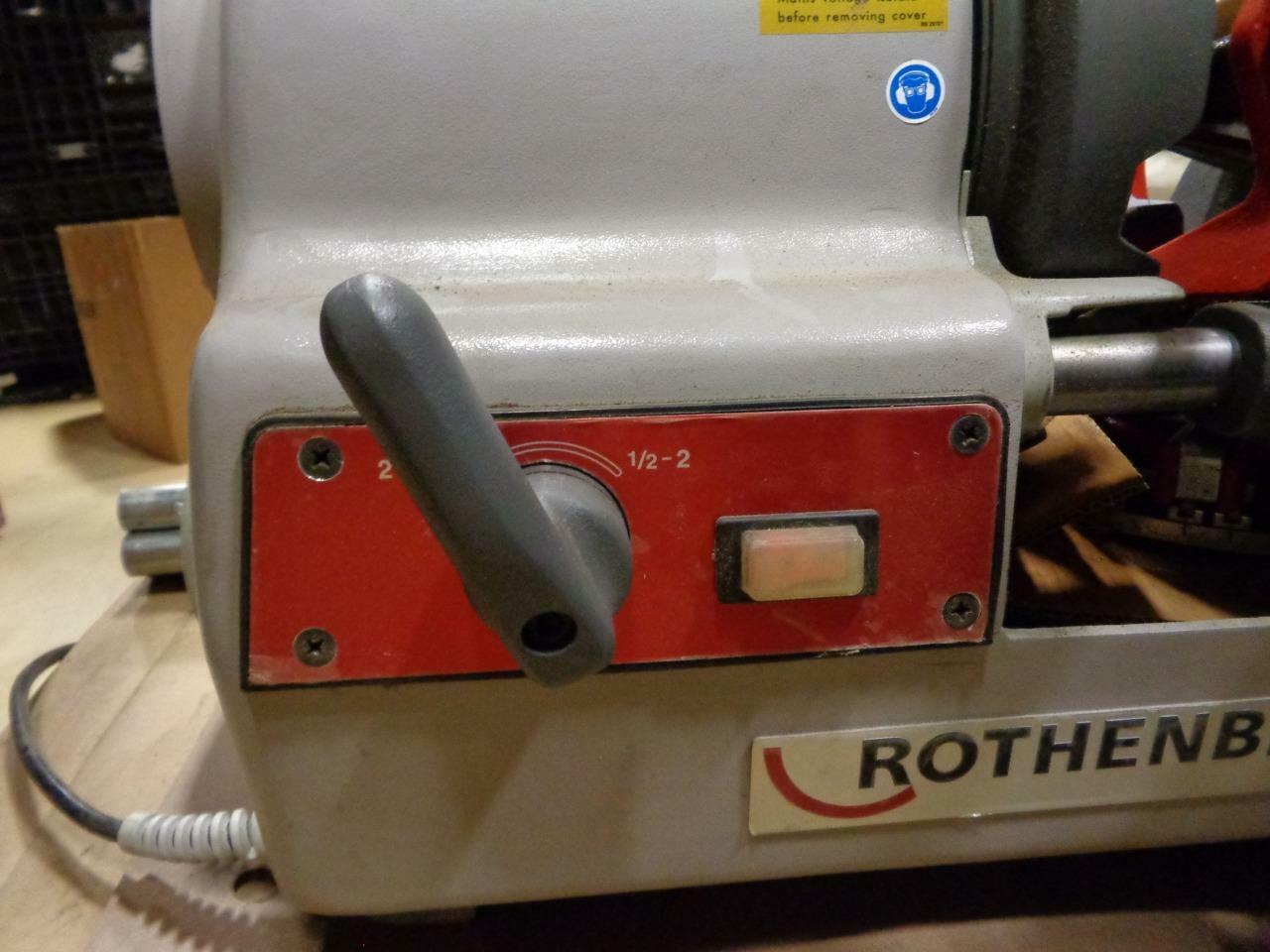 1 NEW ROTHENBERGER SUPERTRONIC 4 SE 4" THREADING MACHINE 230V 63006