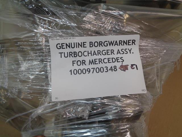 GENUINE BORGWARNER TURBOCHARGER ASSY. FOR MERCEDES 10009700348 E1