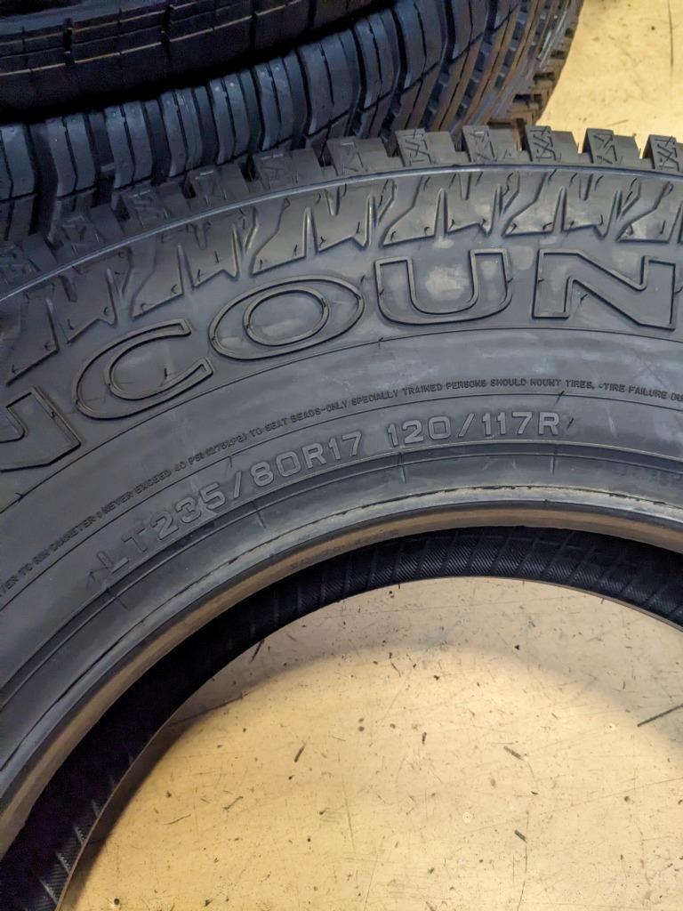 2 SUMITOMO ENCOUNTER A/T BSW LT 235 80 17 120/117R LRE 10PLY TIRES ATH95 CQ3