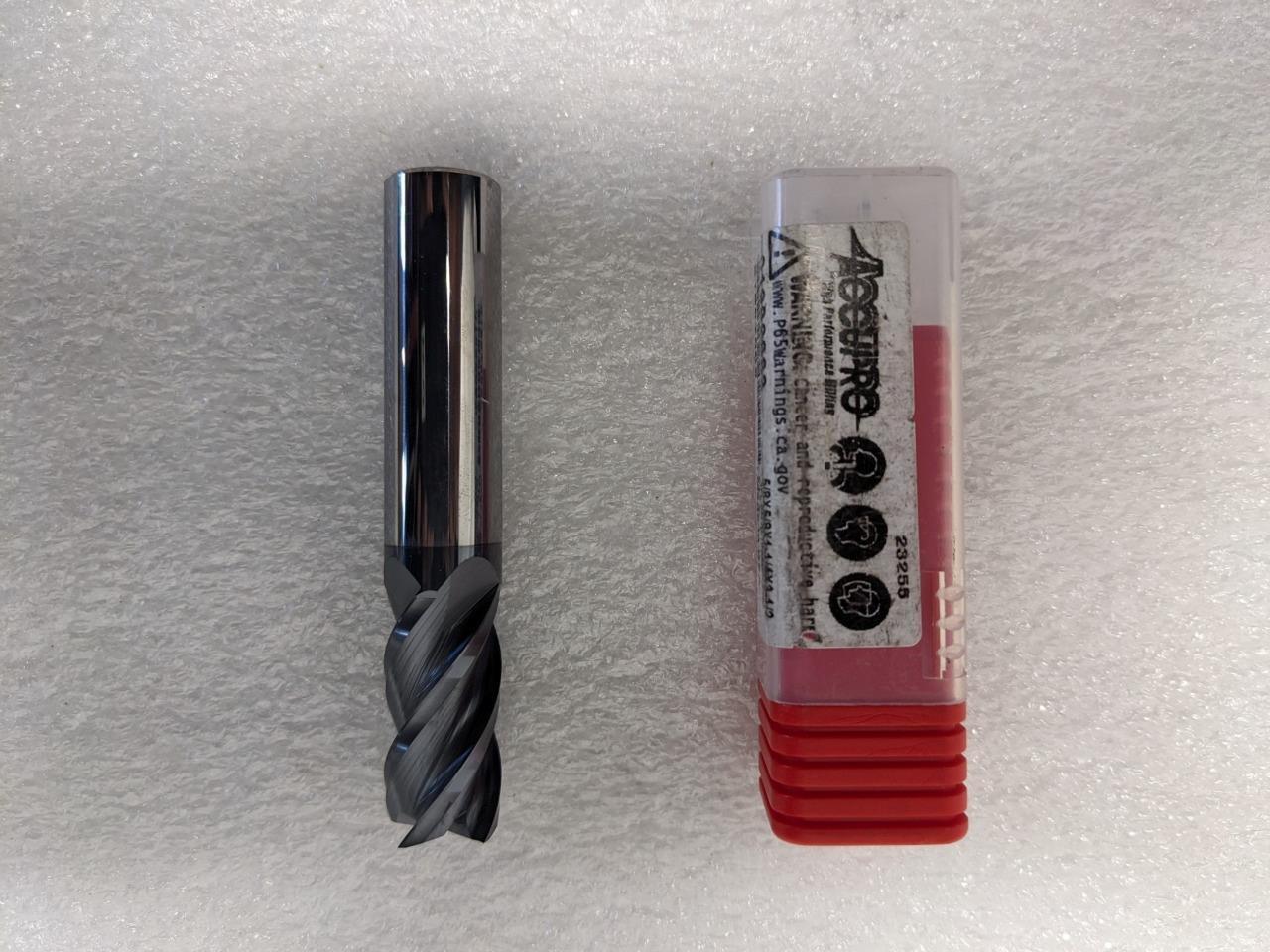 ACCUPRO 01982883 SQUARE END MILL 5/8" DIA 1-1/4" LOC 4 FLUTE NEW R22T7