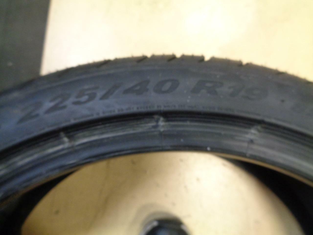 2 NEW PIRELLI P ZERO * BMW RFT TIRES 225 40 19 89W 2331700
