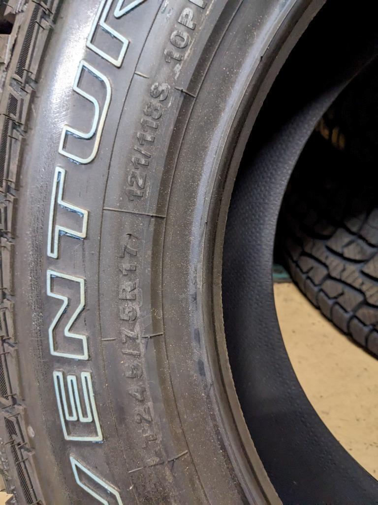 GT RADIAL ADVENTURO AT3 RWL LT 245 75 17 121/118S LRE 10PLY TIRE AS097 CQ3