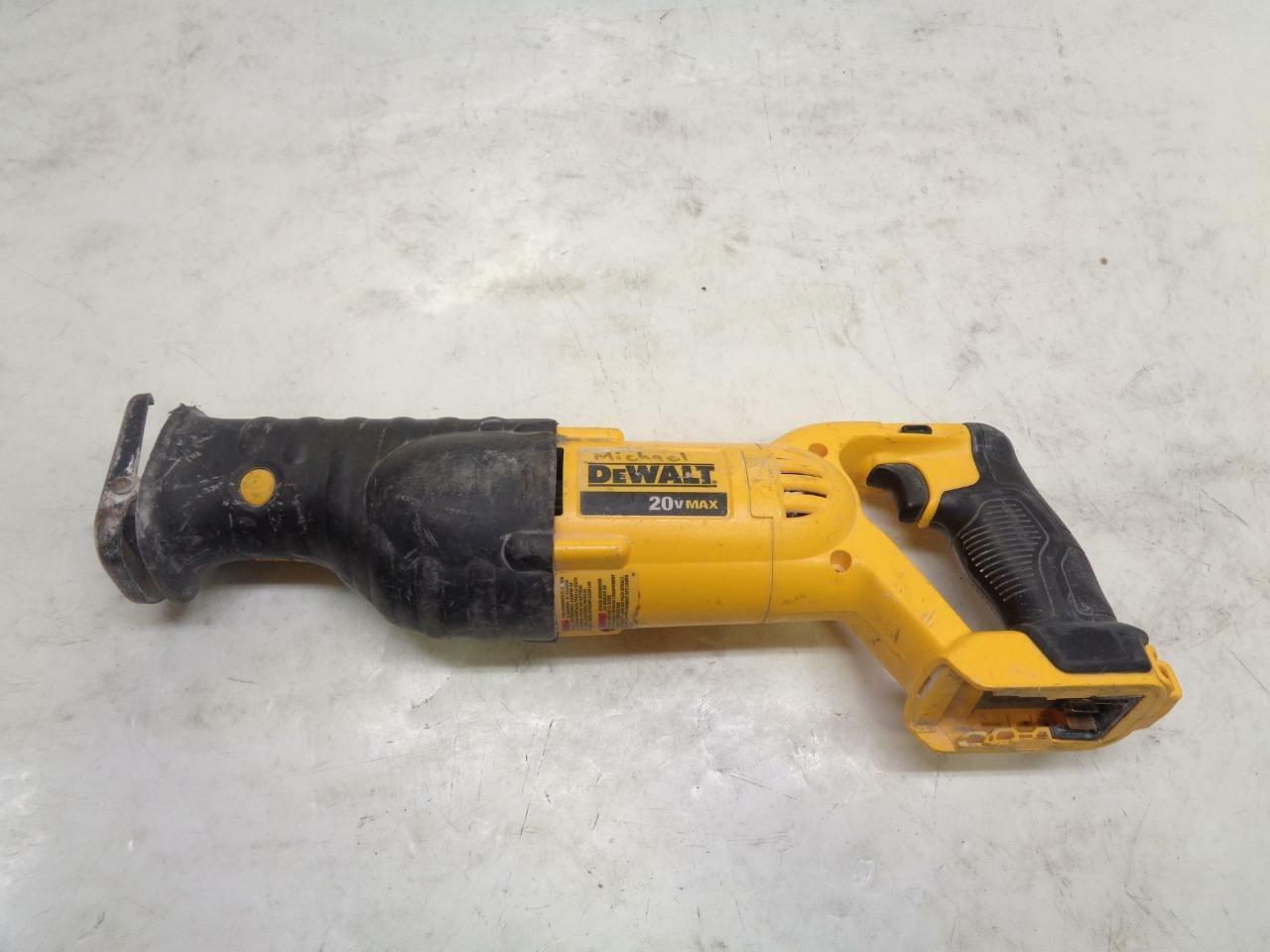 USED DEWALT DCS380 VARIABLE SPEED RECIPROCATING SAW 20V MAX WITHOUT BATTERY SR