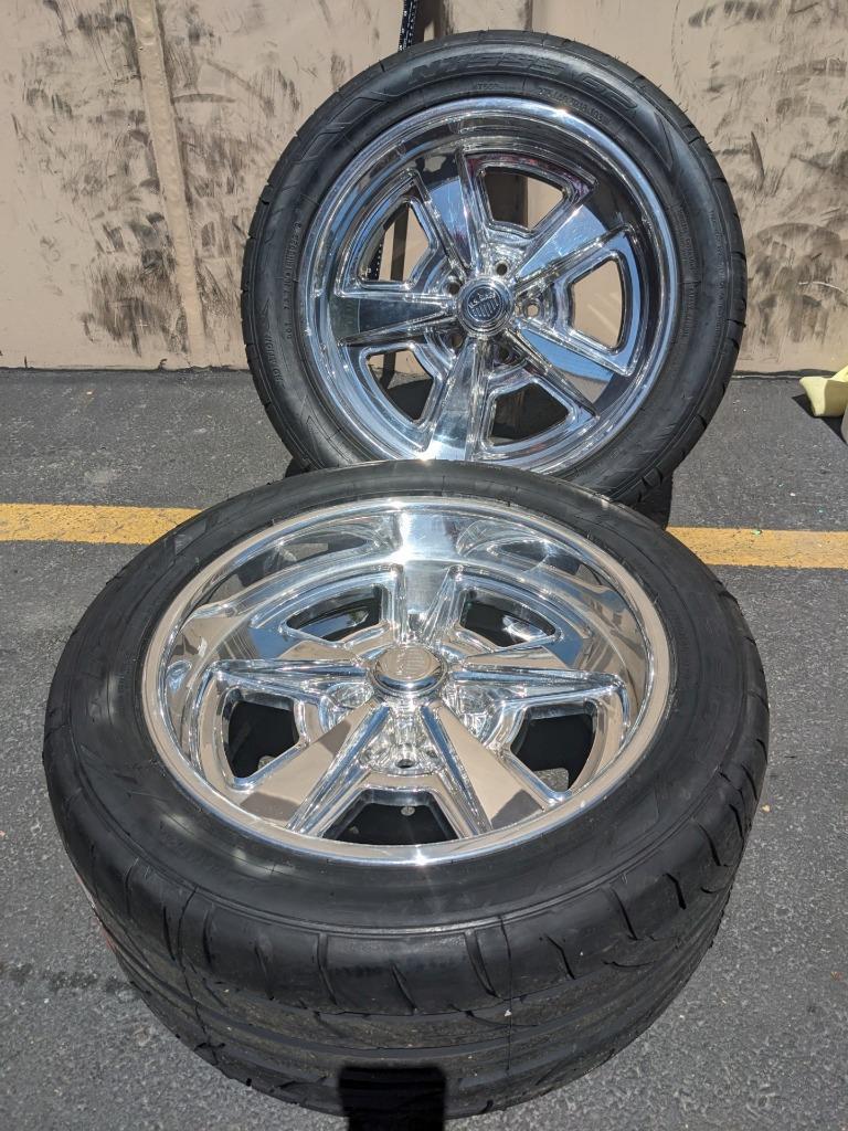 US MAG STAGGERED WHEEL SET 18X10 18X9 5X114.3 NITTO NT555 G2 TIRES 2003484606 B2