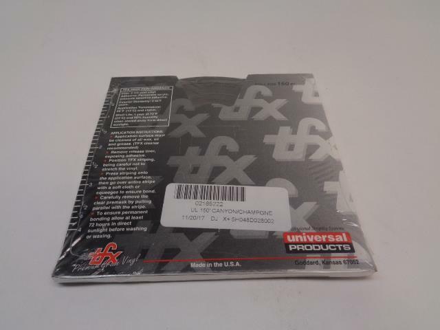 1 NEW UNIVERSAL PRODUCTS TFX UL 150' CANYON/CHAMPGNE 02165222 R7TE