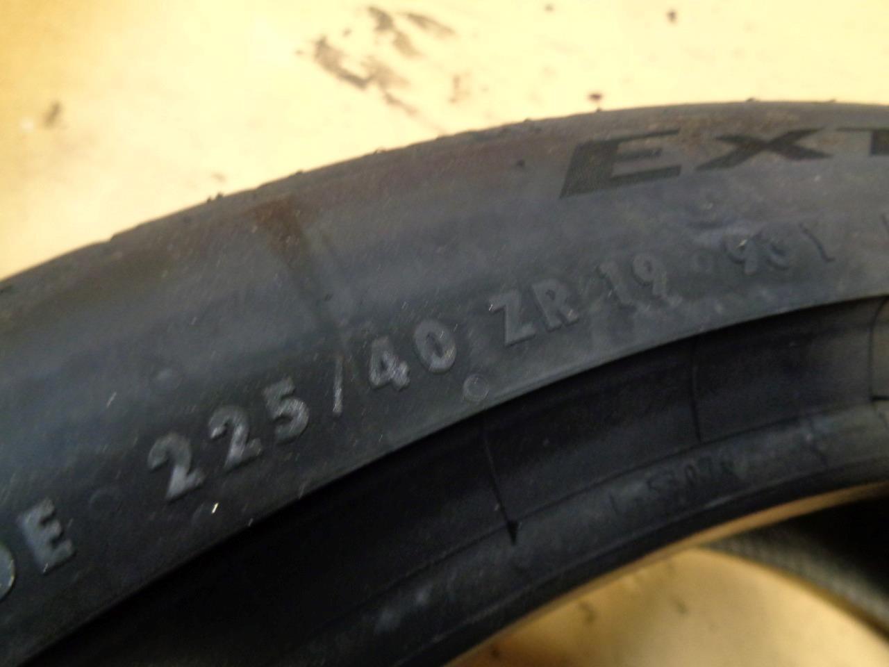 2 CONTINENTAL EXTREMECONTACT SPORT 02 P 225 40 19 93Y XL TIRE 3125290000 BQ3