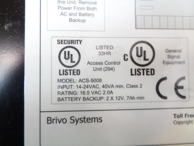 NEW BRIVO ACS5008 CHASSIS EXPANSION PANEL SR