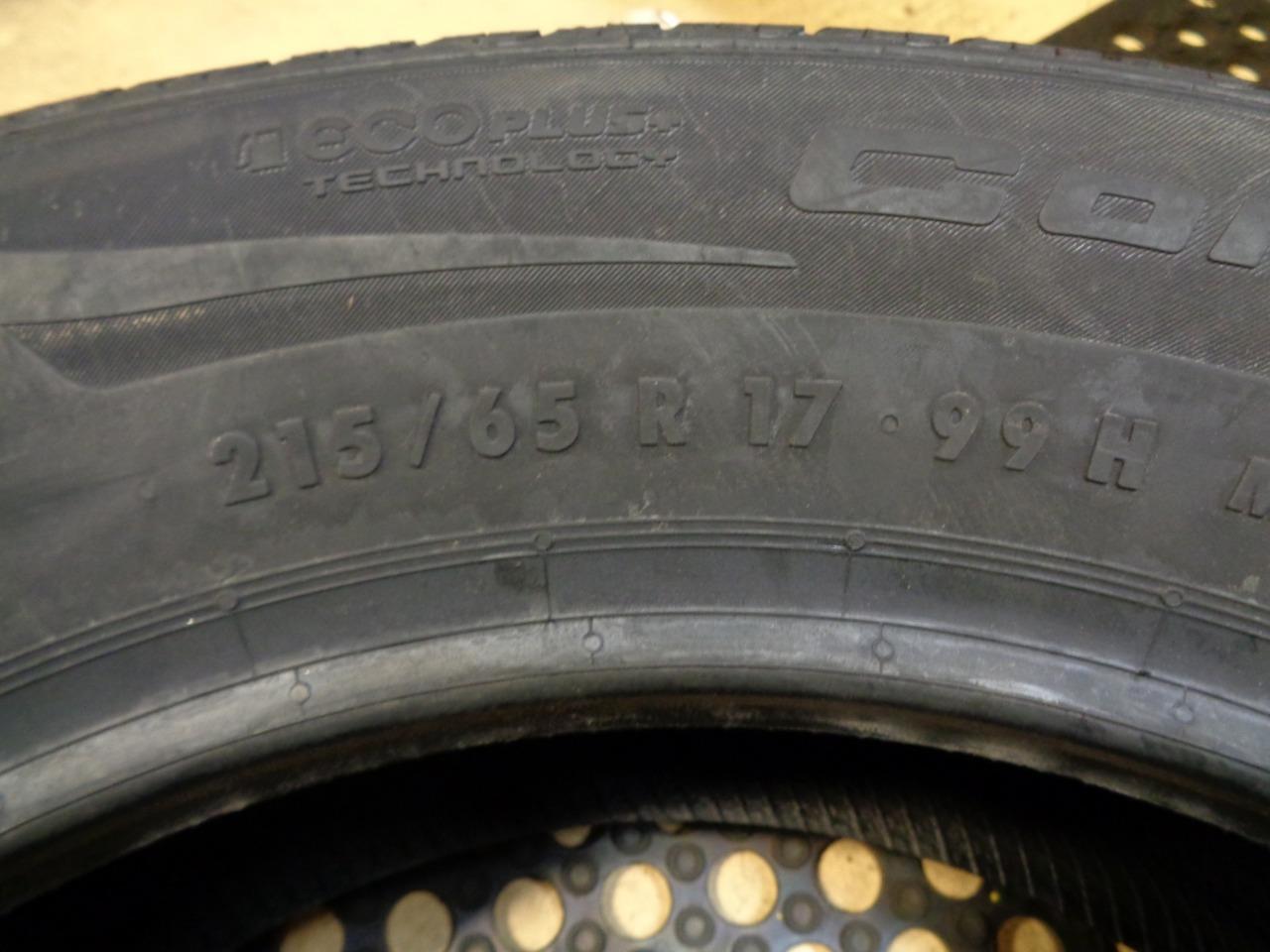 2 CONTINENTAL CONTROLCONTACT TOUR A/S PLUS 215 65 17 99H TIRES 155035700000BQ4