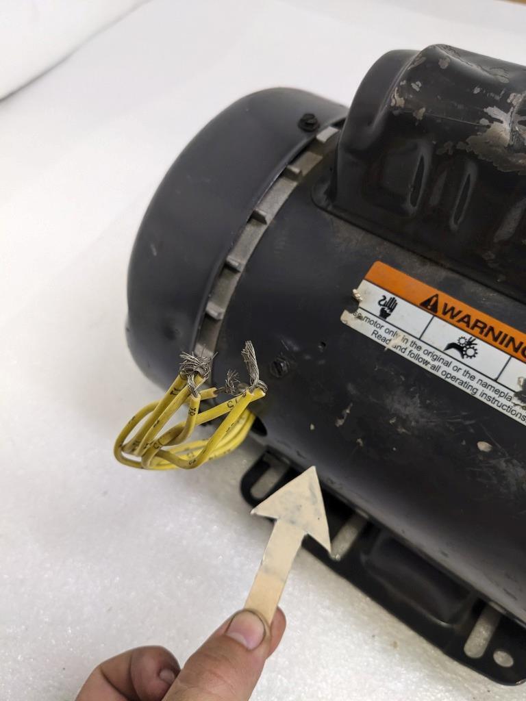 US MOTORS R605728C GEN PURPOSE MOTOR T1C2LH 110/220V 50HZ 1PH 1425RPM NEW H2