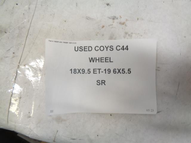 USED COYS C44 WHEEL 18X9.5 ET-19 6X5.5 SR