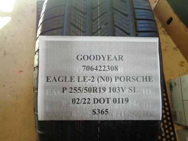 1 New Tire GOODYEAR Eagle LE2 *NO Porsche P 255 50 19 103V SL 706422308