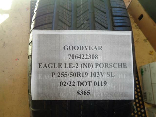 1 New Tire GOODYEAR Eagle LE2 *NO Porsche P 255 50 19 103V SL 706422308