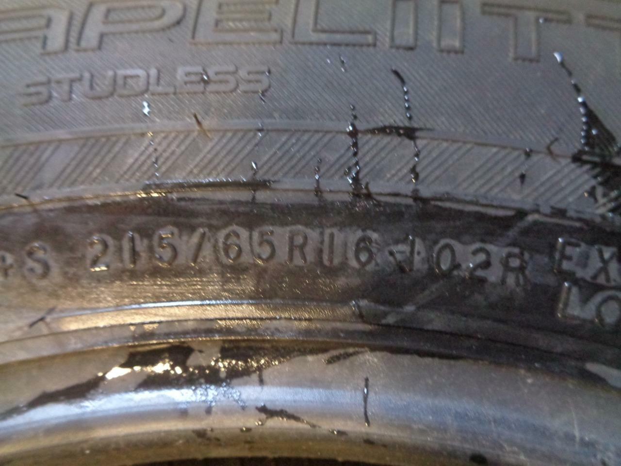 1 NEW TIRE NOKIAN HAKKAPELIITTA R3 SUV P 215 65 16 102R XL T430651