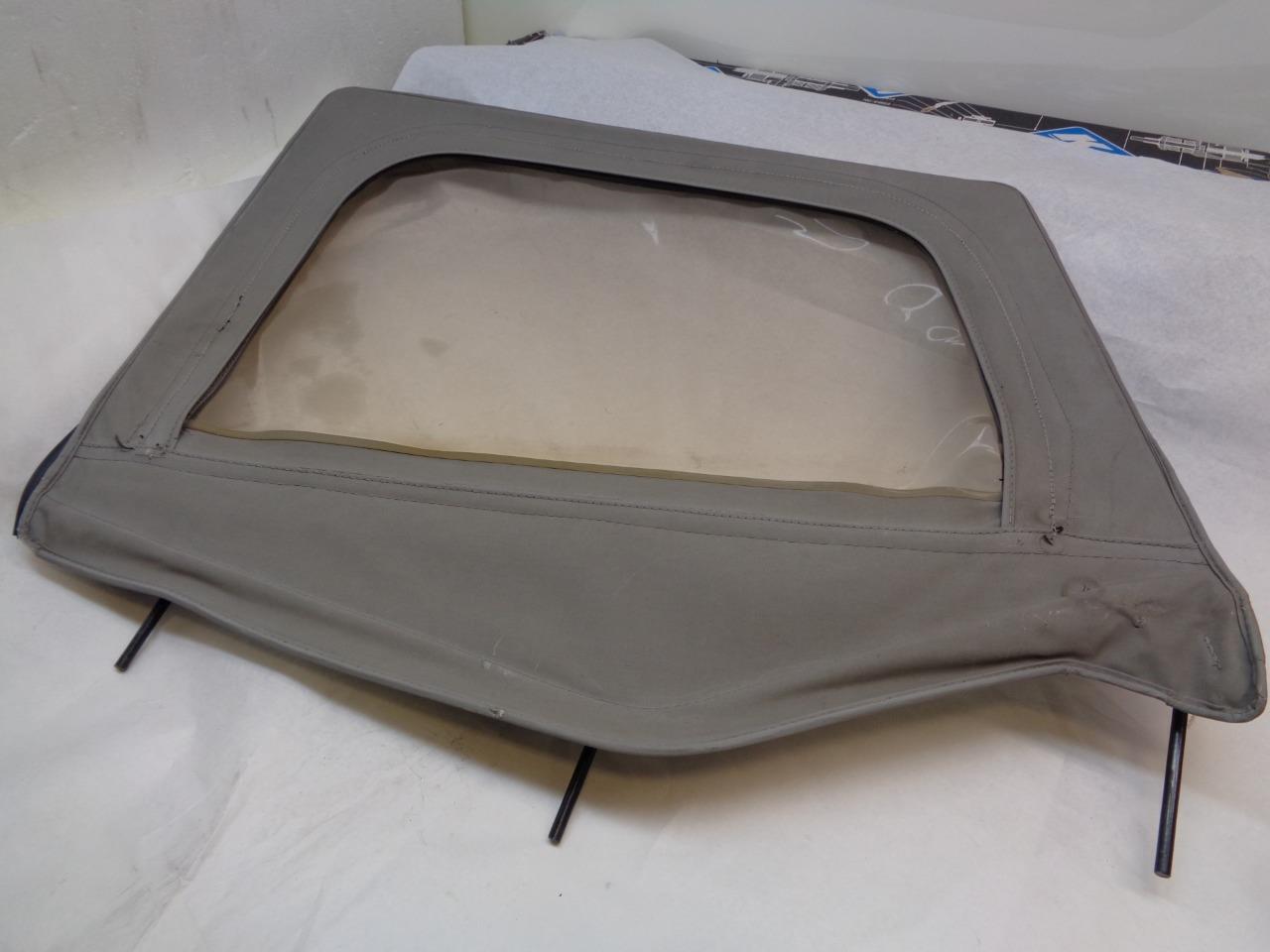 USED OEM JEEP WRANGLER TJ/LJ GRAY HALF WINDOW (PASSENGER) SR