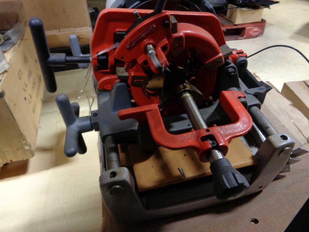 1 NEW ROTHENBERGER SUPERTRONIC 4 SE 4" THREADING MACHINE 230V 63006