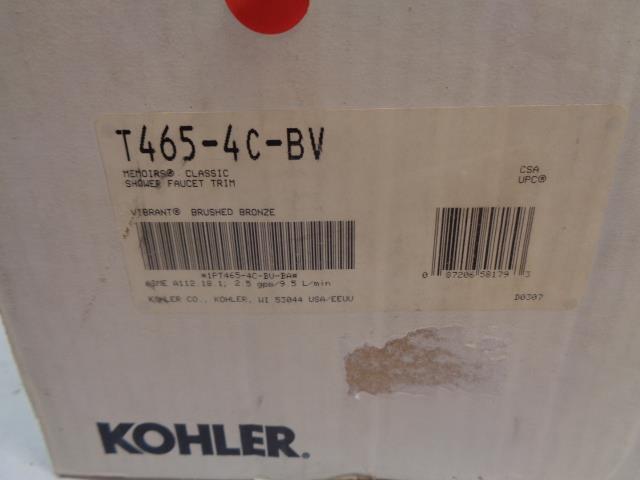 Kohler Memoirs Classic Shower Faucet Trim Vibrant Brushed Bronze T465-4C-BV R29