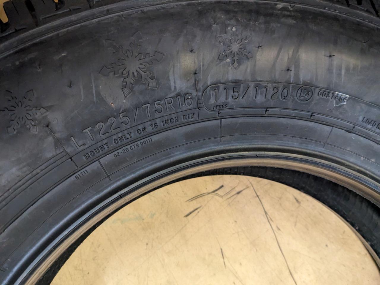 MASTERCRAFT GLACIER MSR LT 225 75 16 115/112Q LRE 10PLY TIRE 90000038224 CQ1