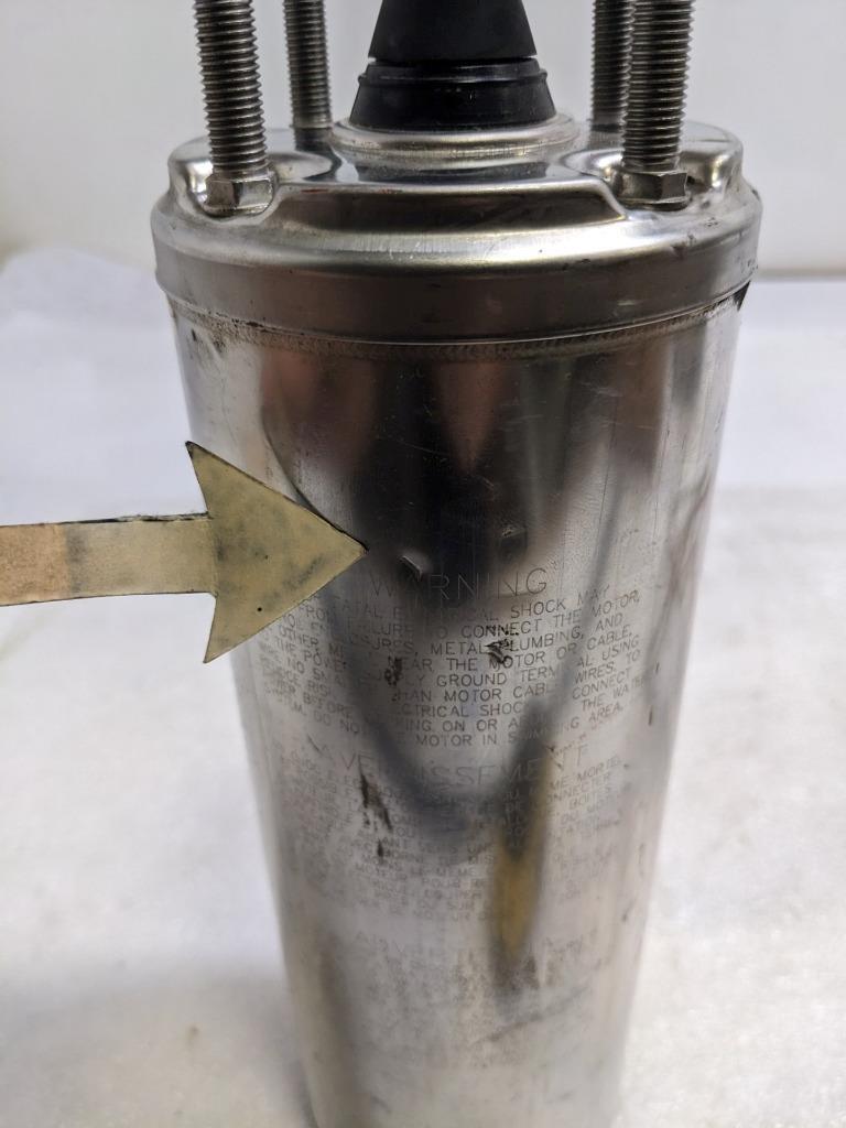 FRANKLIN ELECTRIC 2345229404 SUBMERSIBLE WELL MOTOR 3-WIRE 460V 3/4HP 3PH NEW H2