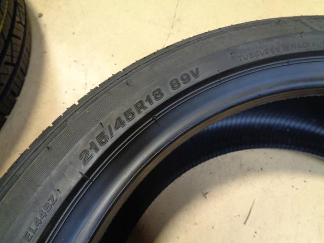 4 BRIDGESTONE TURANZA EL440 P 215 45 18 89V SL ALL SEASON TIRES 011423 CQ1
