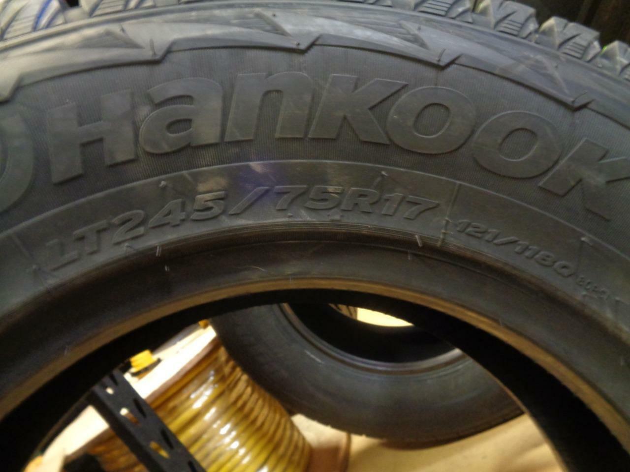 1 NEW HANKOOK IPIKE RW11 245 75 17 121/118Q LRE 2001689 Q0