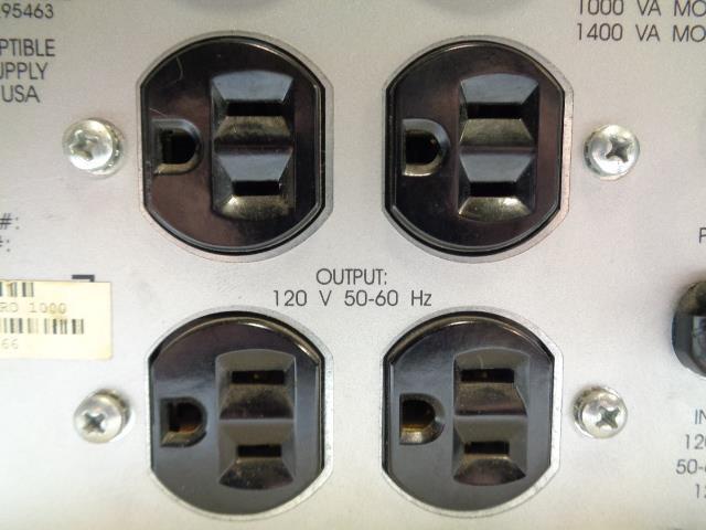 USED OLD STOCK APC BACK-UPS PRO 1000 BATTERY BACK UP WHITE R32