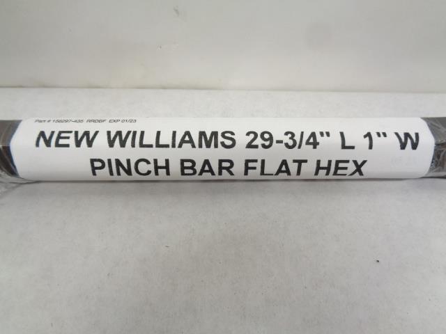 NEW WILLIAMS 29-3/4" L 1" W PINCH BAR FLAT HEX C-84 R27