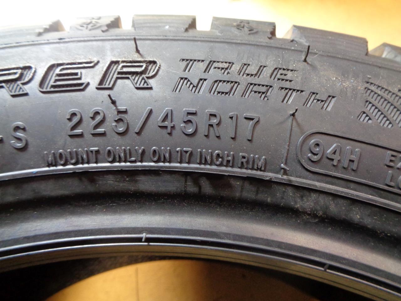 COOPER DISCOVERER TRUE NORTH P 225 45 17 94H XL WINTER TIRE 90000002751 BQ3